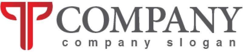 画像5: T・翼・シンプル・グラデーション・アルファベット・ロゴ・マークデザイン3207 (5)