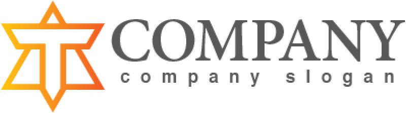 画像5: T・シンプル・グラデーション・アルファベット・三角・ロゴ・マークデザイン3220 (5)