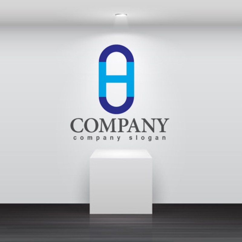 画像2: H・カプセル・シンプル・アルファベット・ロゴ・マークデザイン3230 (2)