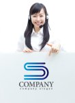 画像3: S・曲線・グラデーション・ロゴ・マークデザイン3238 (3)