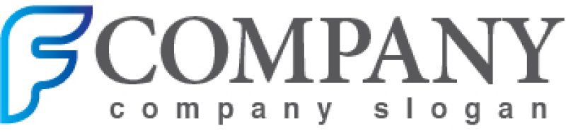 画像5: F・曲線・シンプル・グラデーション・ロゴ・マークデザイン3254 (5)