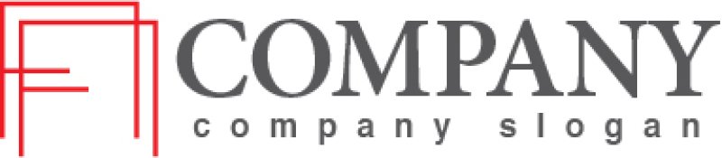 画像5: F・I・線・四角・アルファベット・ロゴ・マークデザイン3255 (5)