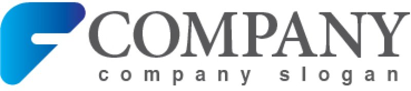 画像5: F・シンプル・グラデーション・ロゴ・マークデザイン3257 (5)