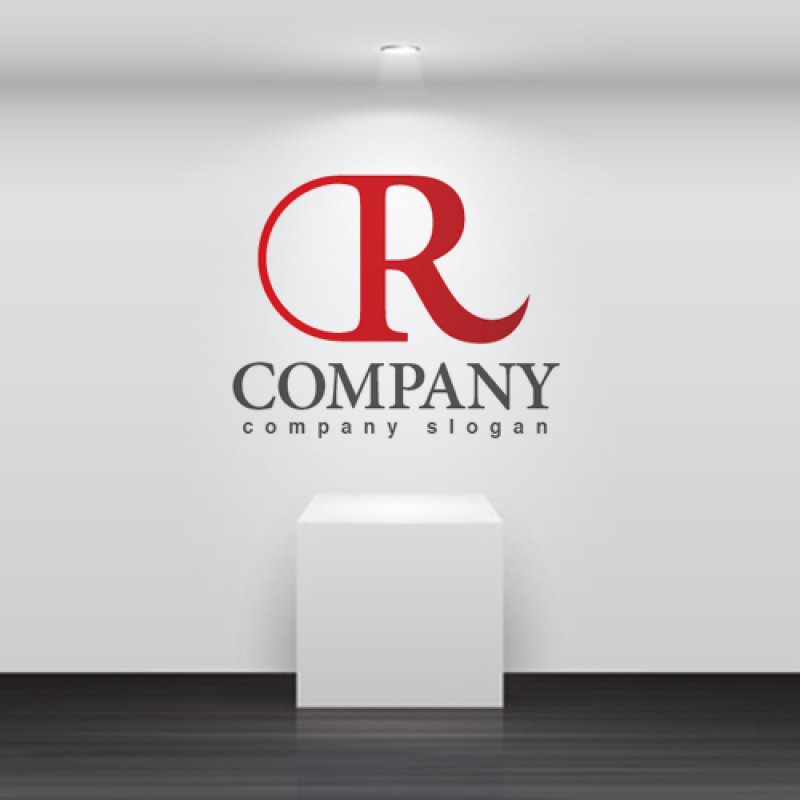 画像2: R・輪・シンプル・グラデーション・アルファベット・ロゴ・マークデザイン3280 (2)