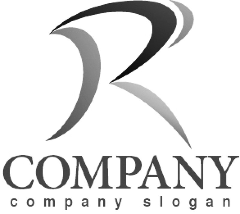 画像4: R・曲線・躍動・グラデーション・アルファベット・ロゴ・マークデザイン3285 (4)