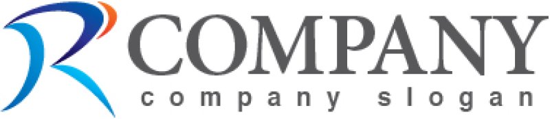 画像5: R・曲線・躍動・グラデーション・アルファベット・ロゴ・マークデザイン3285 (5)