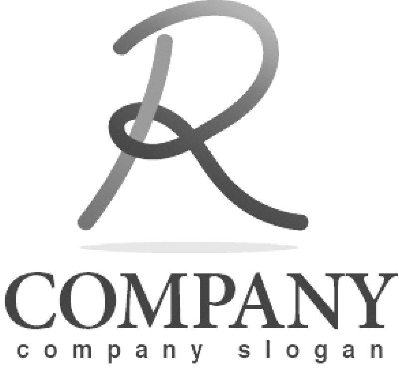 画像4: R・線・フリーハンド・グラデーション・アルファベット・ロゴ・マークデザイン3286 (4)
