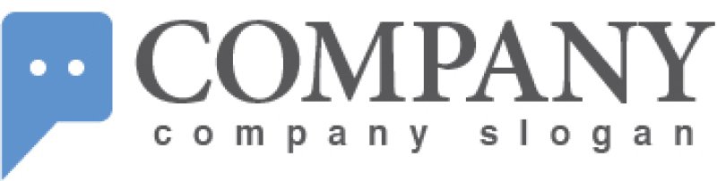 画像5: P・吹き出し・顔・アルファベット・ロゴ・マークデザイン3289 (5)