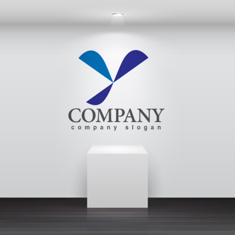 画像2: Y・トンボ・羽・アルファベット・ロゴ・マークデザイン3306 (2)