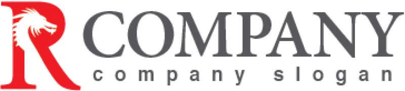 画像5: R・ドラゴン・龍・アルファベット・ロゴ・マークデザイン3321 (5)