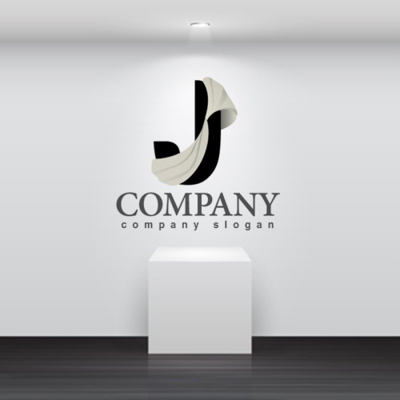 画像2: J・布・アルファベット・ロゴ・マークデザイン3331 (2)