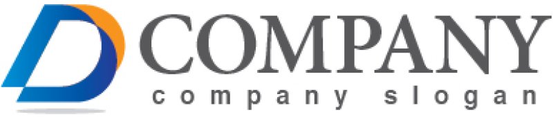 画像5: D・シンプル・グラデーション・アルファベット・ロゴ・マークデザイン3344 (5)