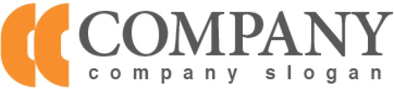 画像5: C・連続・繋がり・アルファベット・ロゴ・マークデザイン3361 (5)