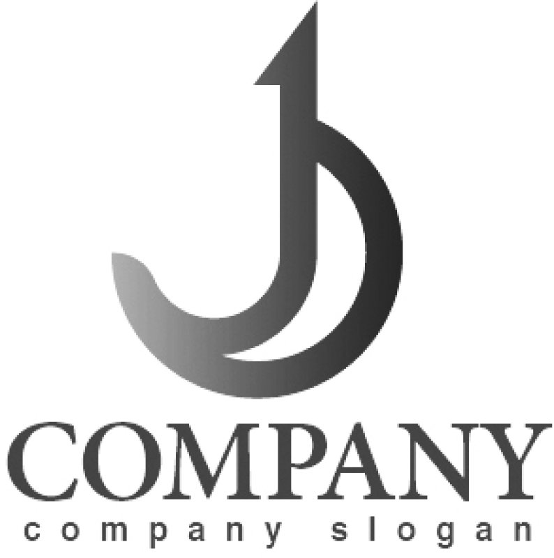 画像4: J・輪・矢印・上昇・グラデーション・ロゴ・マークデザイン3362 (4)