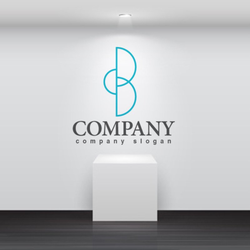 画像2: B・線・アルファベット・ロゴ・マークデザイン3363 (2)