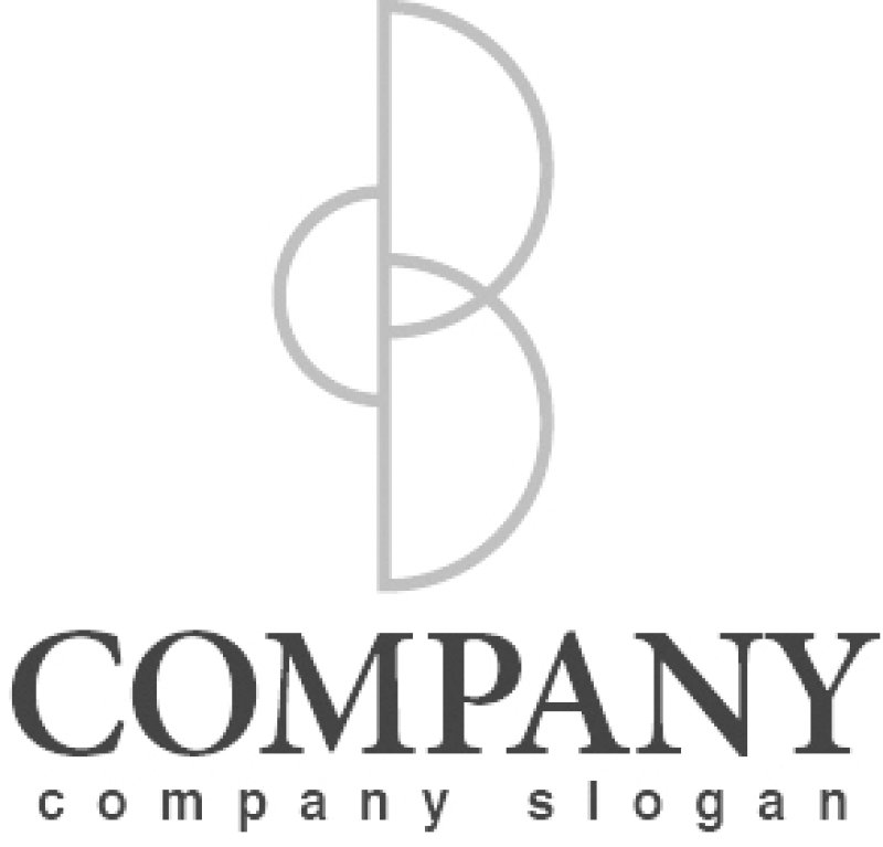 画像4: B・線・アルファベット・ロゴ・マークデザイン3363 (4)