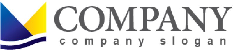 画像5: M・波・帆・グラデーション・アルファベット・ロゴ・マークデザイン3367 (5)