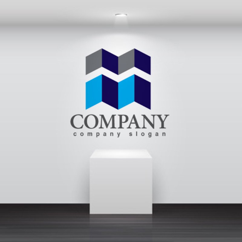 画像2: M・ビル・アルファベット・ロゴ・マークデザイン3374 (2)