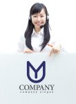 画像3: Y・葉・花・アルファベット・ロゴ・マークデザイン3378 (3)