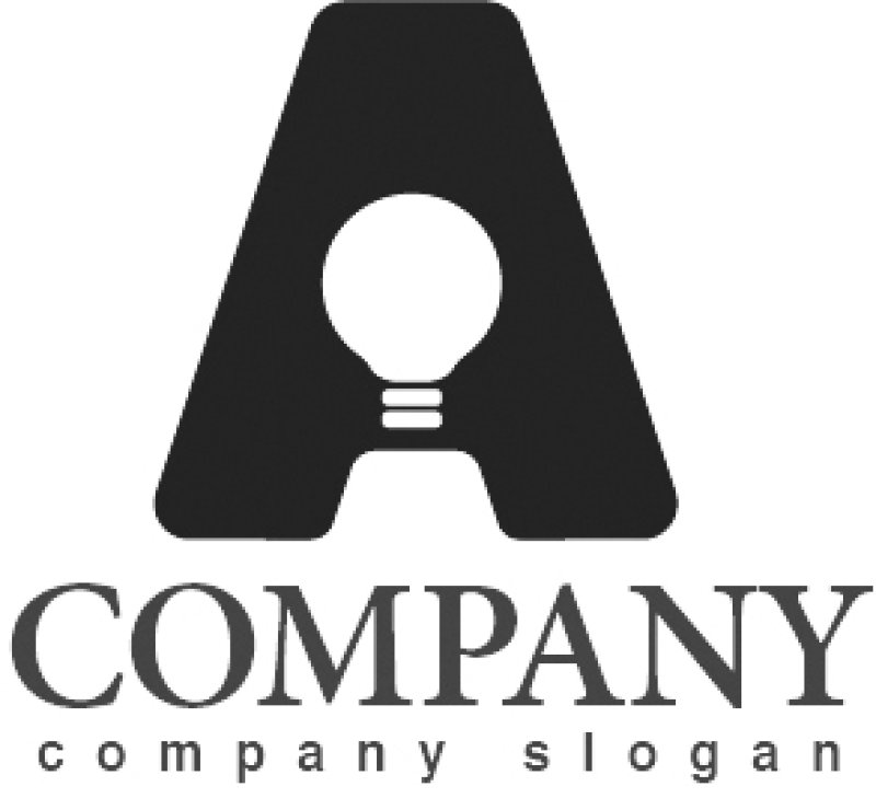 画像4: A・電球・ひらめき・アルファベット・ロゴ・マークデザイン3379 (4)