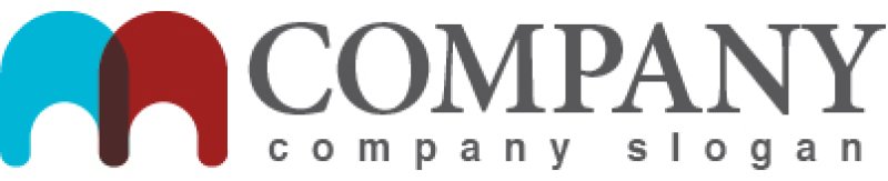 画像5: M・トンネル・山・アルファベット・ロゴ・マークデザイン3385 (5)