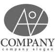 画像4: A・V・人・楕円・アルファベット・ロゴ・マークデザイン3392 (4)
