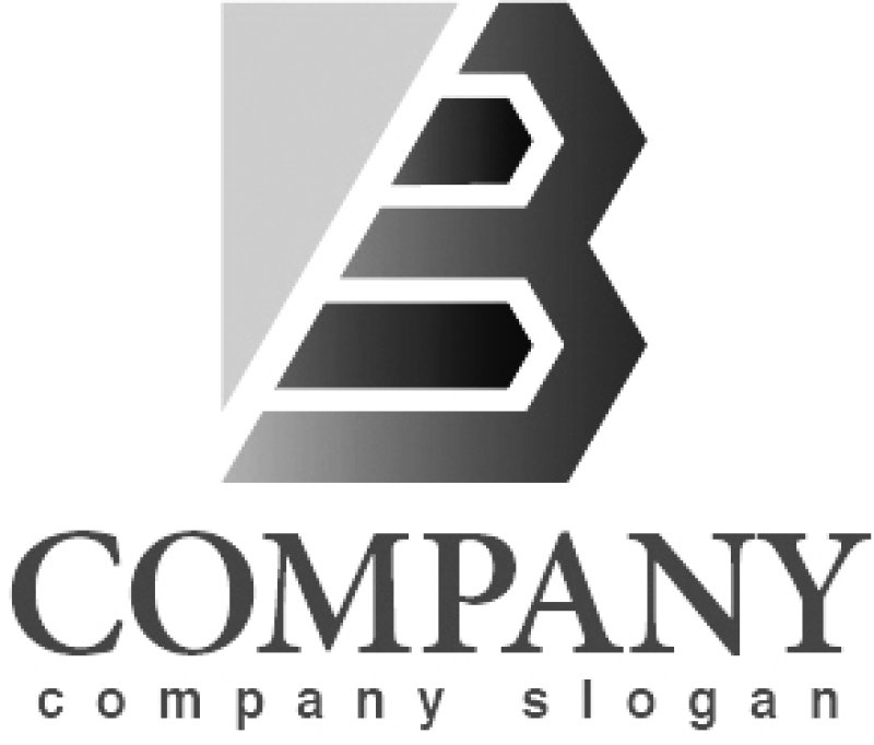 画像4: B・前進・グラデーション・ロゴ・マークデザイン3404 (4)