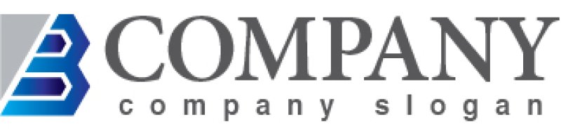 画像5: B・前進・グラデーション・ロゴ・マークデザイン3404 (5)