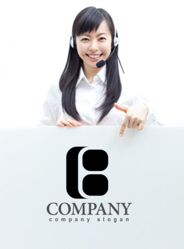 画像3: B・ブロック・アルファベット・ロゴ・マークデザイン3406 (3)