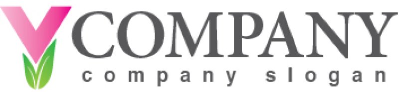 画像5: Y・葉・V・花・グラデーション・アルファベット・ロゴ・マークデザイン3416 (5)