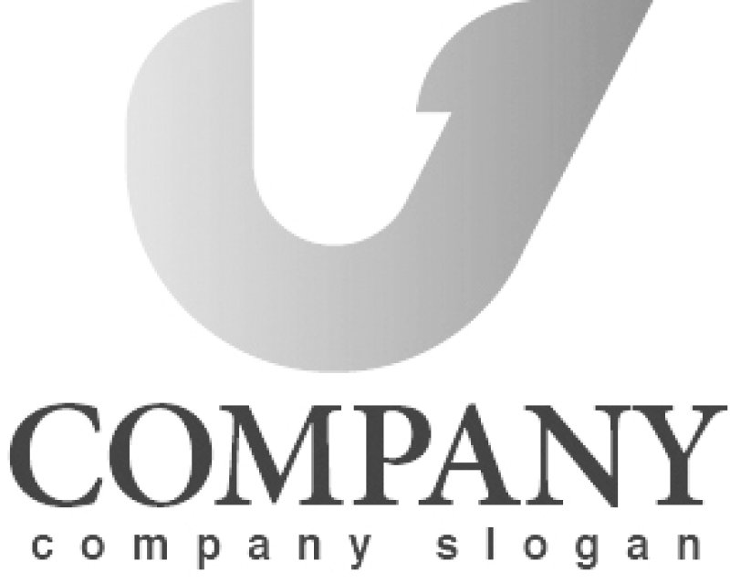 画像4: u・矢印・上昇・グラデーション・アルファベット・ロゴ・マークデザイン3429 (4)