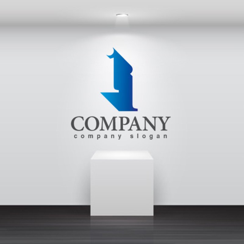 画像2: i・影・シンプル・グラデーション・ロゴ・マークデザイン3434 (2)