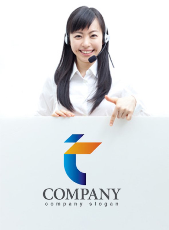 画像3: T・菱形・グラデーション・アルファベット・ロゴ・マークデザイン3439 (3)