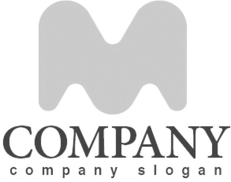 画像4: M・波・シンプル・アルファベット・ロゴ・マークデザイン3444 (4)