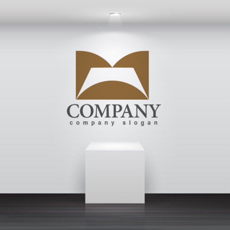 画像2: M・富士・アルファベット・ロゴ・マークデザイン3446 (2)