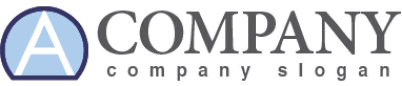 画像5: A・お盆・輪・アルファベット・ロゴ・マークデザイン3451 (5)