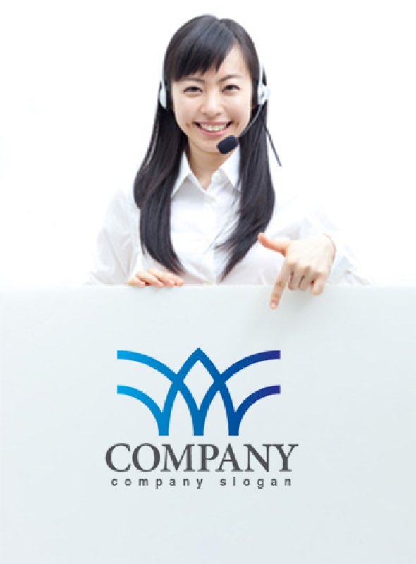 画像3: W・A・グラデーション・ロゴ・マークデザイン3454 (3)