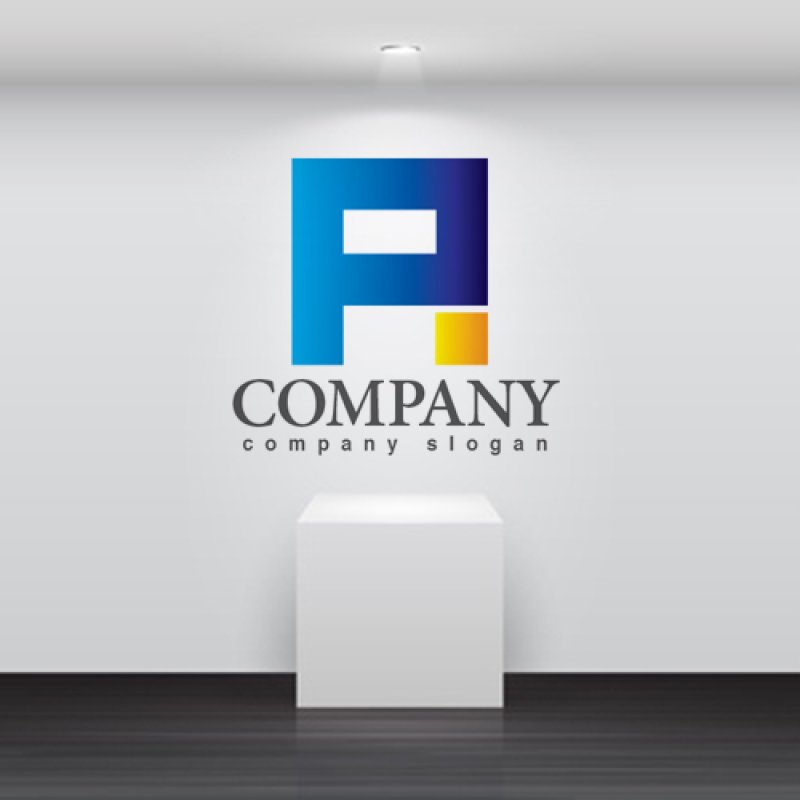 画像2: A・P・グラデーション・アルファベット・ロゴ・マークデザイン3460 (2)