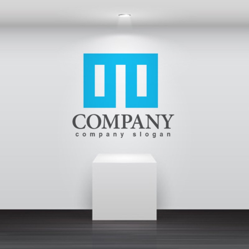 画像2: M・四・箱・アルファベット・ロゴ・マークデザイン3464 (2)