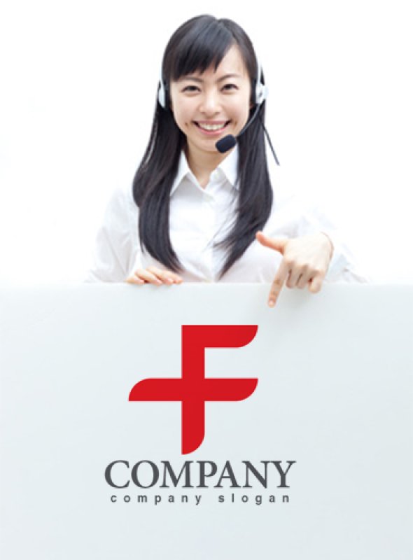 画像3: F・十・アルファベット・ロゴ・マークデザイン3465 (3)