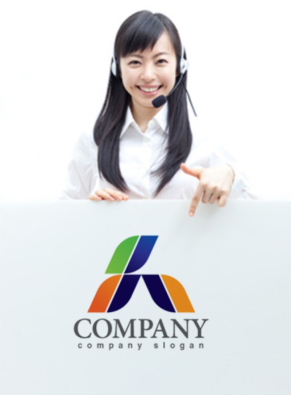 画像3: A・葉・グラデーション・アルファベット・ロゴ・マークデザイン3474 (3)