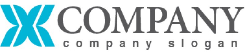 画像5: X・蝶・羽・アルファベット・ロゴ・マークデザイン3477 (5)