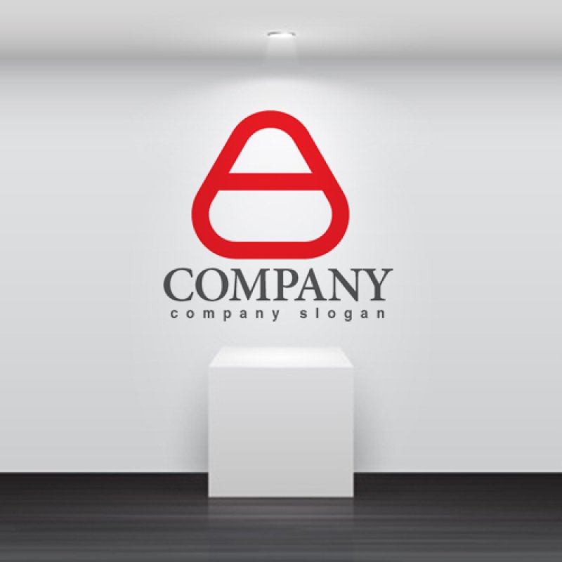 画像2: A・三角・おにぎり・アルファベット・ロゴ・マークデザイン3484 (2)