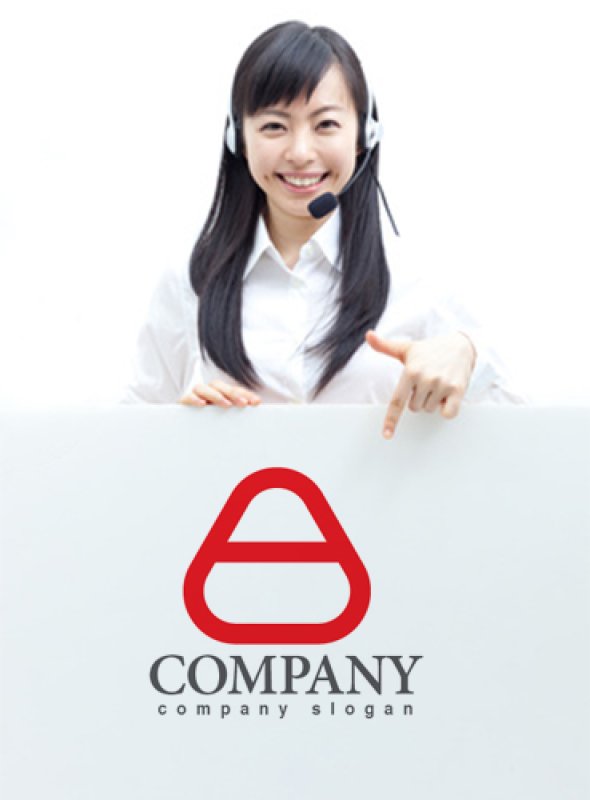 画像3: A・三角・おにぎり・アルファベット・ロゴ・マークデザイン3484 (3)