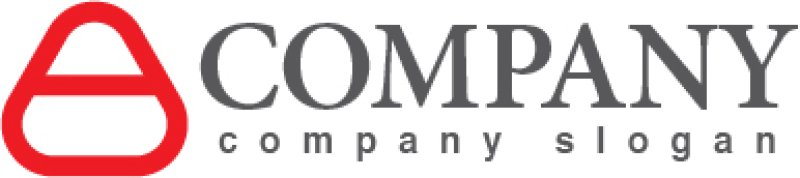 画像5: A・三角・おにぎり・アルファベット・ロゴ・マークデザイン3484 (5)