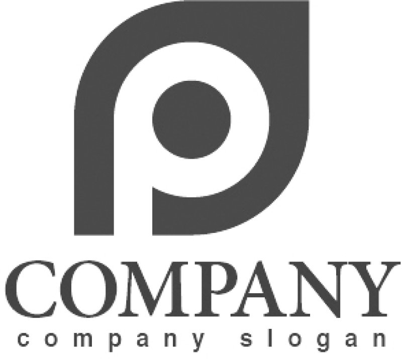 画像4: P・葉・輪・アルファベット・ロゴ・マークデザイン3487 (4)