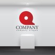 画像2: Q・カタツムリ・シンプル・グラデーション・アルファベット・ロゴ・マークデザイン3502 (2)