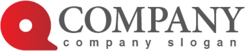 画像5: Q・カタツムリ・シンプル・グラデーション・アルファベット・ロゴ・マークデザイン3502 (5)