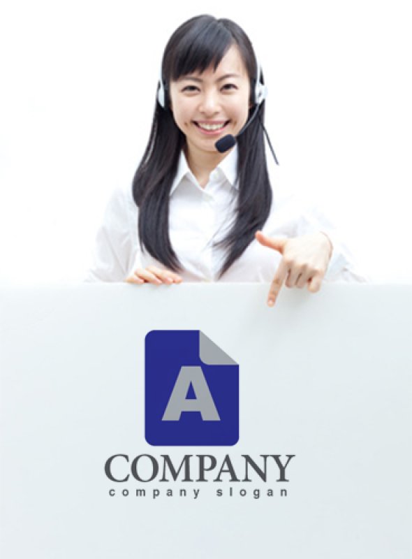 画像3: A・ファイル・アルファベット・ロゴ・マークデザイン3530 (3)