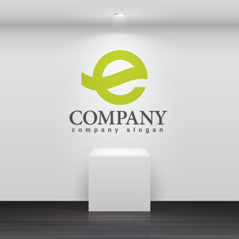 画像2: e・曲線・旗・アルファベット・ロゴ・マークデザイン3532 (2)